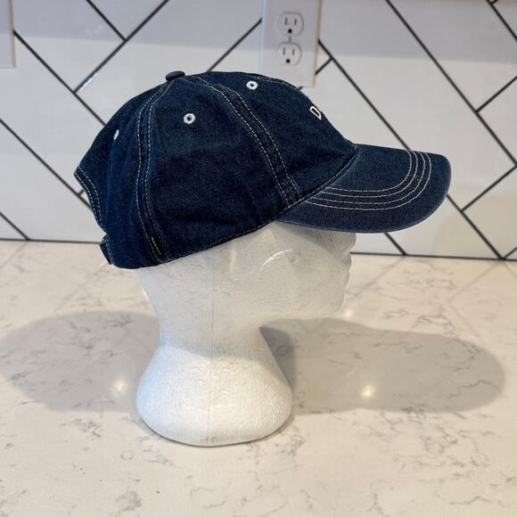 Duke University Blue Devils adjustable denim baseball cap American flag design - Picture 6 of 8